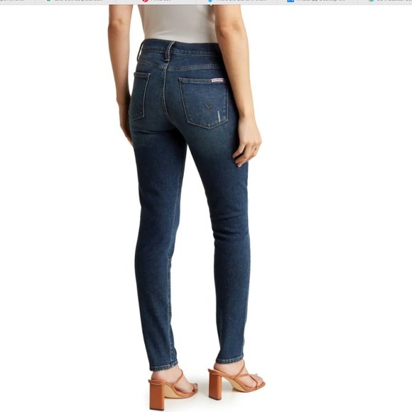 HUDSON Blaire High Rise Skinny Ankle Jeans size 25 (2) - Picture 2 of 8
